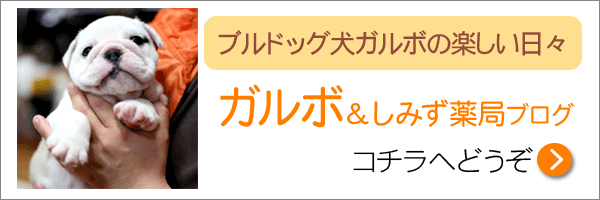 ガルボ＆しみず薬局ブログ